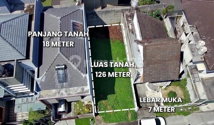 Rarely Available, Most Affordable Small Land Area in Elite Setraduta Complex, Bandung City.