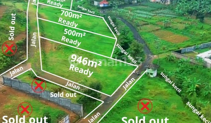 Dijual Tanah Shm.strategis Dipuncak Cisarua Bogor