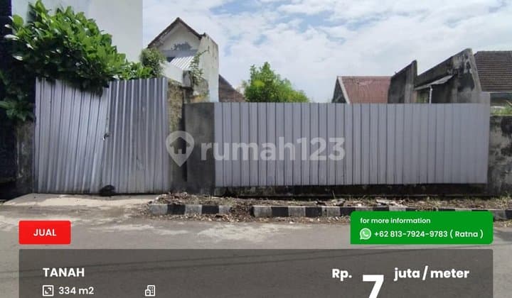 Tanah Daerah Bunga-Bunga Cocok untuk Kos-Kosan