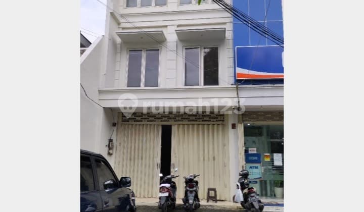 Ruko Nol Jalan Raya Tenggilis Rungkut 3 Lantai Double Way Disewa | Parkir Depan Luas