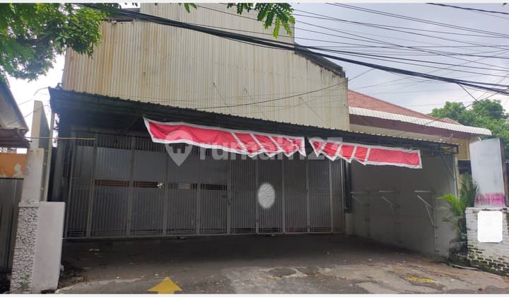 Gudang ex bengkel/cuci mobil area Bratang Ngagel Barata Jaya