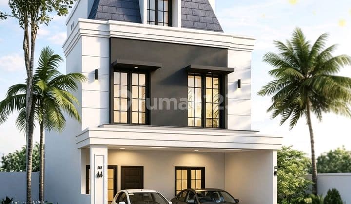 Kalibata 3-Story House Strategic Location Near LRT and KRL