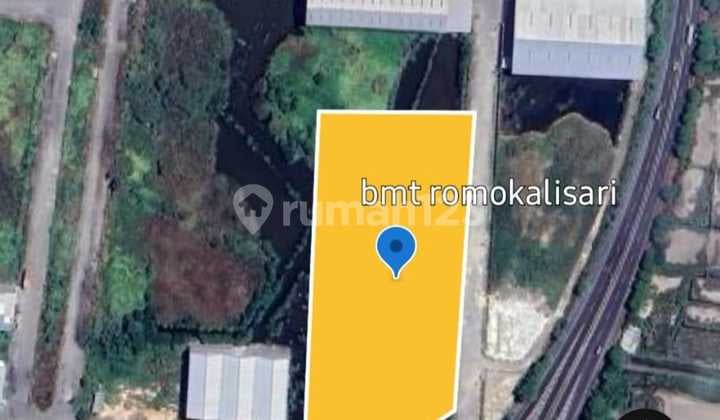 Dijual Kavling Romokalisari View Jalan Tol Luas 2 Ha Tidak Banjir
