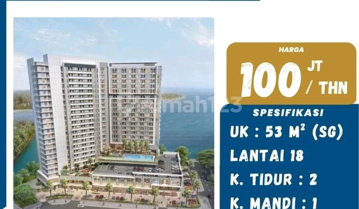 Disewakan Apartemen Delft 2br Di Citraland City Cpi