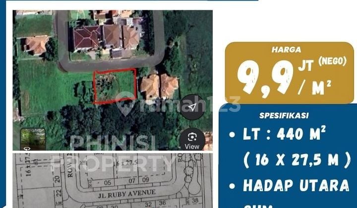 Dijual Tanah Kavling Kompleks Gold Coast Tanjung Bunga
