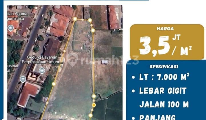 Tanah Jalan H. Agus Salim Samping Kantor Bupati Gowa