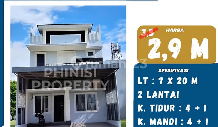 Dijual Rumah 2 Lantai di Cluster Espana Tanjung Bunga