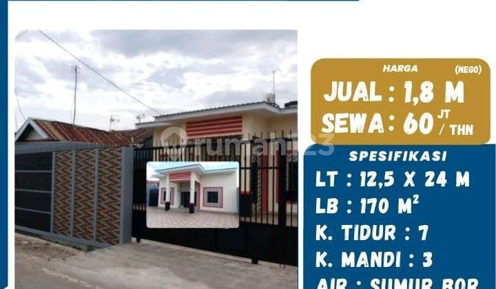 Rumah Luas Tengah Kota Jalan Wijaya Kusuma