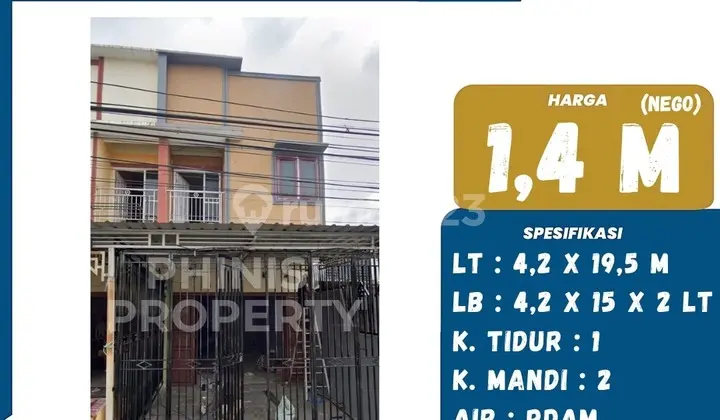 Dijual Ruko Jalan Pettarani 7