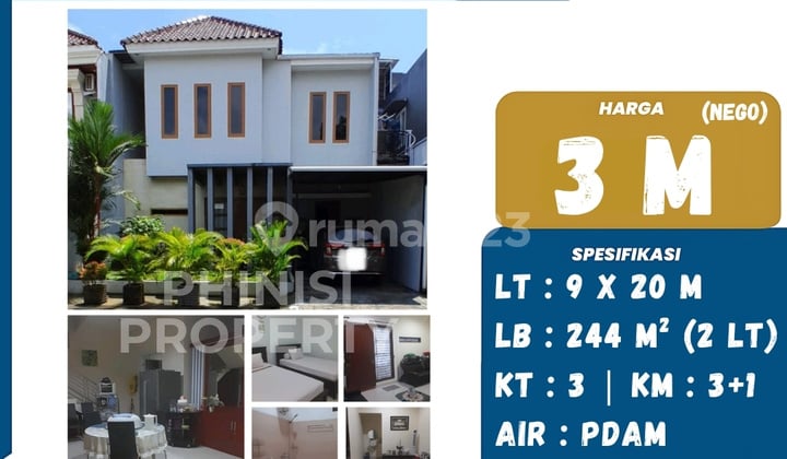 Rumah Tengah Kota di Metropolitan Residence Jalan Andi Djemma
