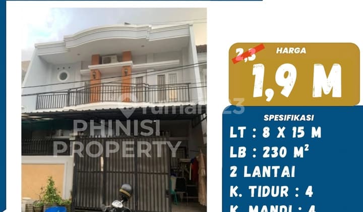 For Sale 2-Story House in Lili Complex, Boulevard Panakkukang Street.