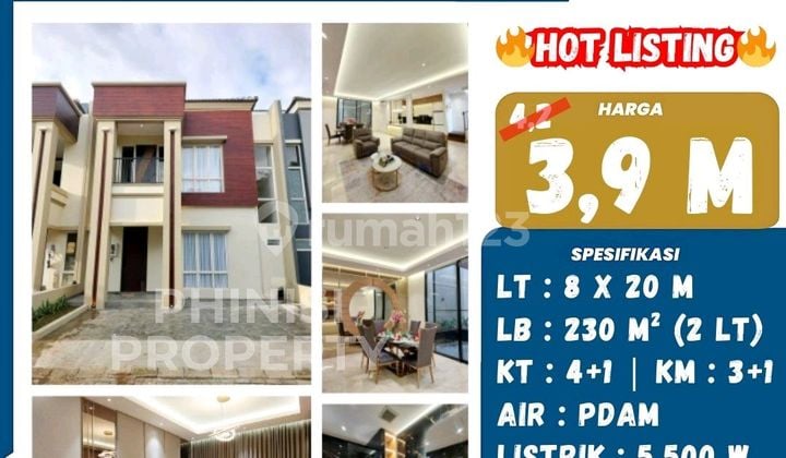 Dijual Rumah Baru Full Furnish di Tanjung Bunga Kompleks Blossom