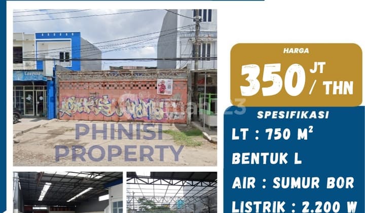 Land for Rent on Aroepala Street, Hertasning Baru