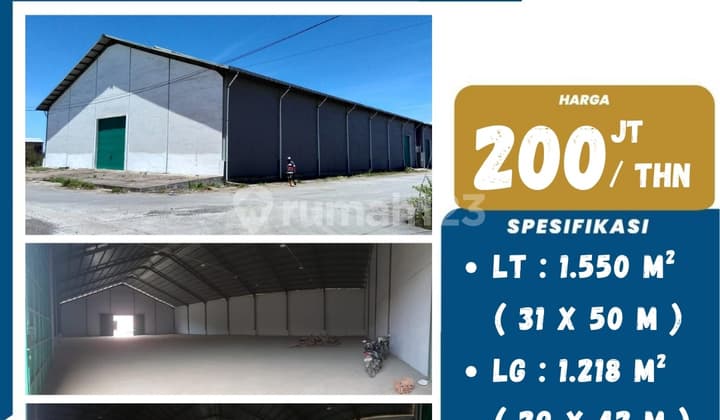 Disewakan Gudang Besar di Pattene Business Park