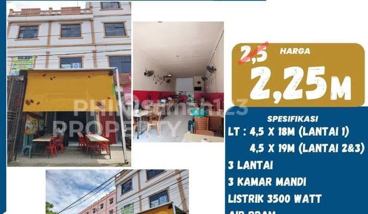 Dijual Ruko 3 Lantai Jalan Cendrawasih Samping Grand Mode
