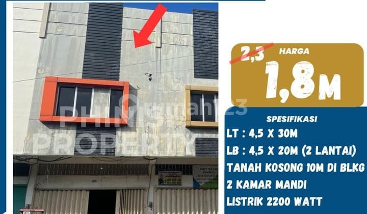 Dijual Ruko Jalan Kumala