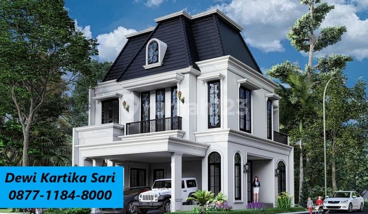 Rumah BARU Desain Kekinian Bebas Banjir di Kebayoran Bintaro Sektor 7 RN-16472