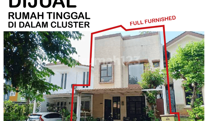 Rumah Rooftop Cantik Dalam Cluster Siap Huni Legenda Wisata
