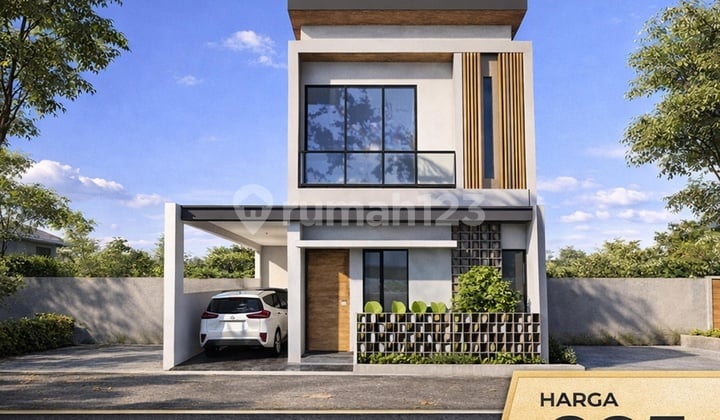 Rumah Baru Modern Minimalis 2 Lantai Dekat Jogja Kota Yogyakarta