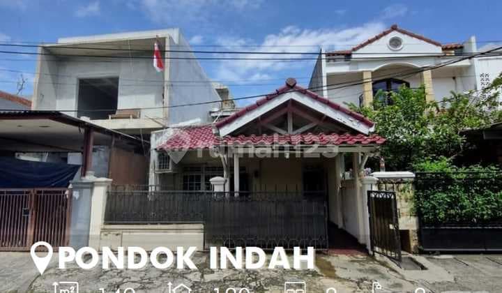 Rumah Lama Hitung Tanah Di Pondok Indah