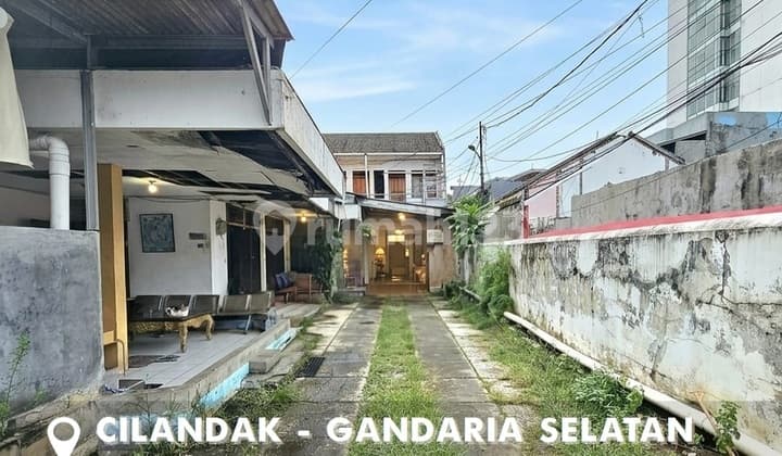 Rumah Lama Hitung Tanah di Gandaria Cilandak Fatmawati Jakarta Selatan