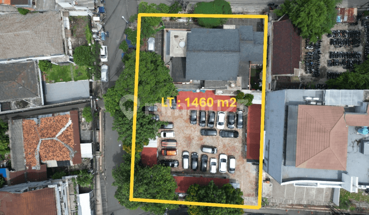 Bangunan lama hitung tanah di Jln Sungai Gerong, Thamrin. Lokasi super bagus persis sebelahan dg stasiun BNI, Grand Indonesia, dan Thamrin Nine