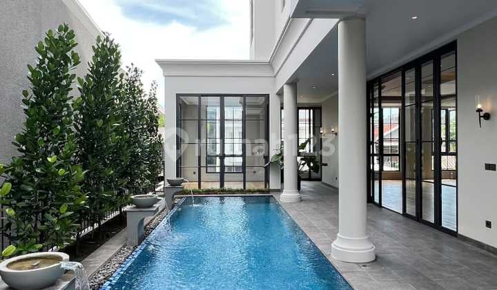 Rumah Mewah Brand New 4 Lantai Ada Kolam Renang Di Kby Baru Jkt