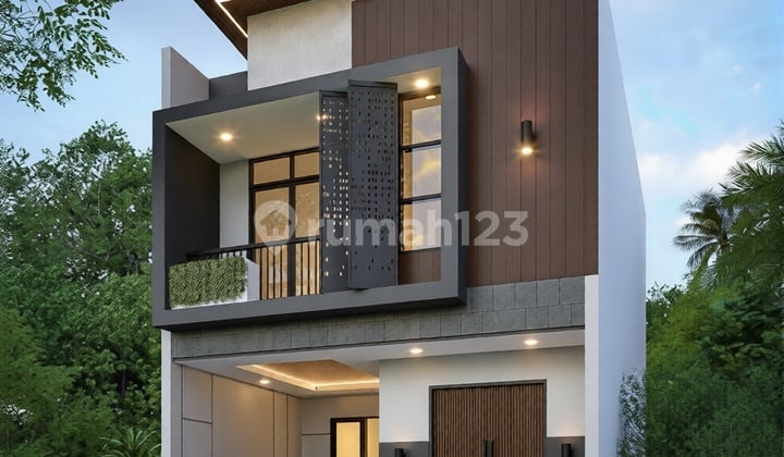 Contemporary House Within the Srengseng Sawah Cluster, South Jakarta