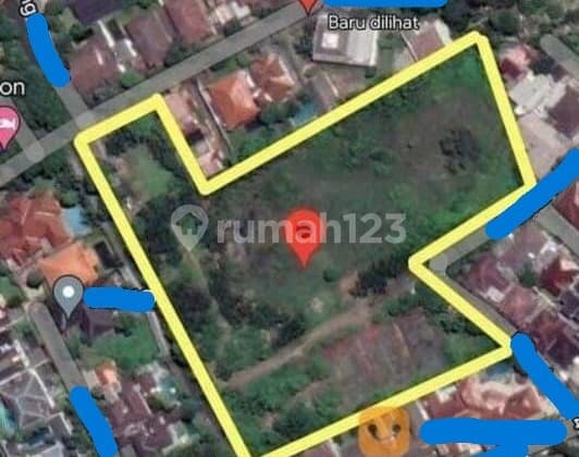 Dibawah NJOP-2 Hektar Tanah Kemang Jakarta Selatan (2 Muka)