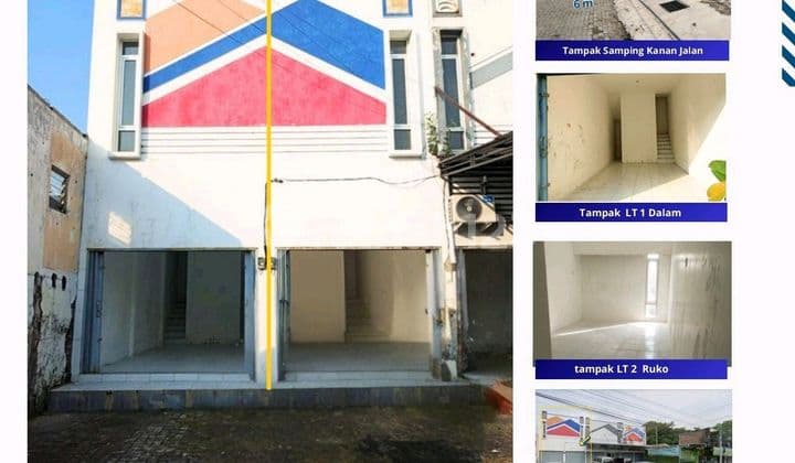 Ruko Jual 2 Lantai Hadap Barat di Kalibanteng Kulon, Semarang Barat