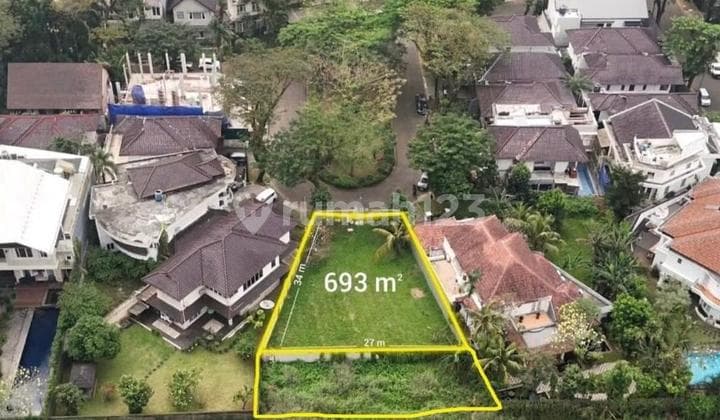 Kavling Danau Biru Lippo Karawaci Tangerang Posisi Mengantong