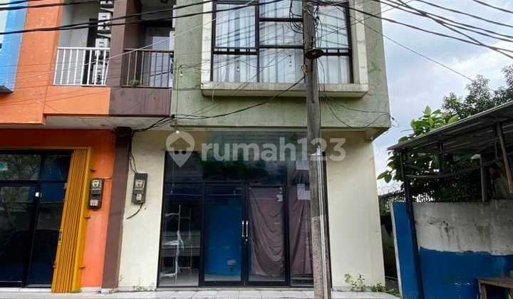 2-Front Shop House Including Crystal Ice Factory Business in Pamulang, South Tangerang