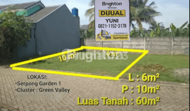 Kavling Harga Ekonomis, Lokasi strategis di Serpong Garden
