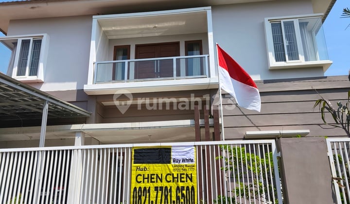 For Sale 2-Story House with City View in Kemiling for Villa