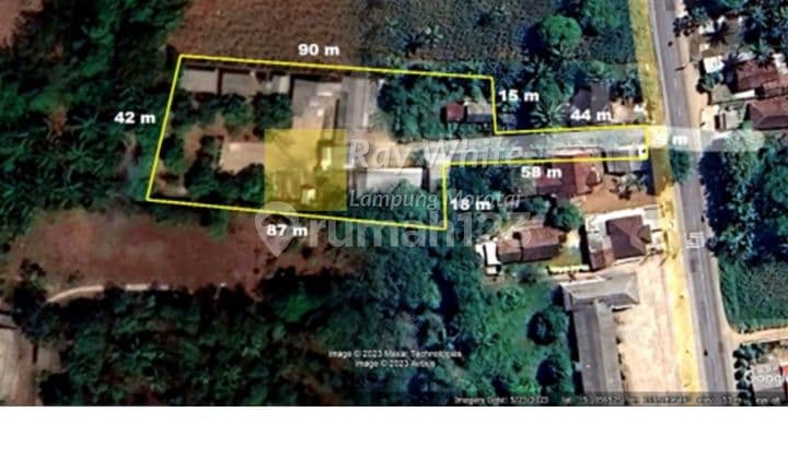 tanah dan bangunan lokasi wates jalan lintas sumatra lampung tengah