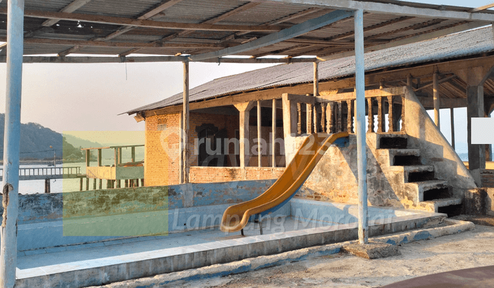 tanah + villa view pantai strategis lokasi pesawaran lampung