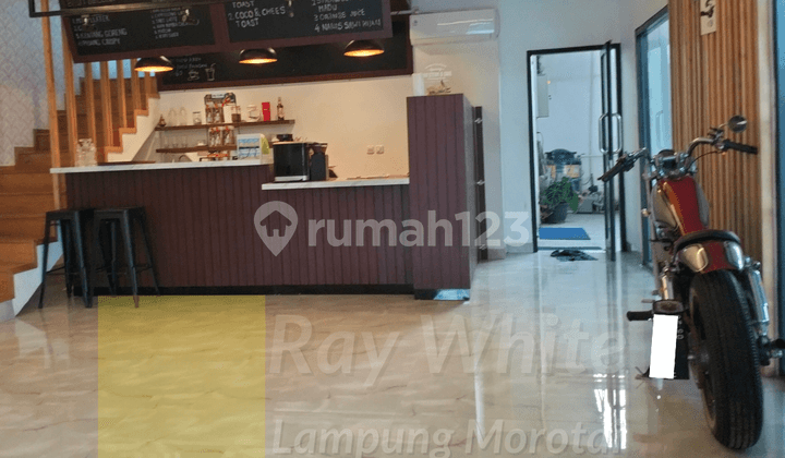 Carwash + Cafe SEMI FURNISHED location Way Halim Bandar Lampung