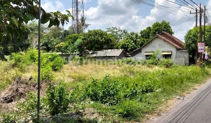 Tanah Pekarangan Di Berbah Dekat Jl Wonosari Cocok Untuk Gudang, Workshop, Bengkel Atau Perumahan