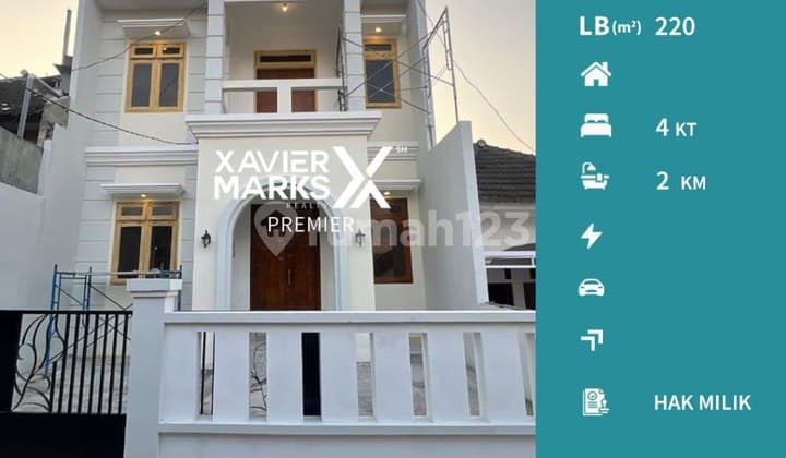 Dibawah Harga Pasar Rumah Baru 2 Lantai di Kapiworo, Sawojajar, Malang