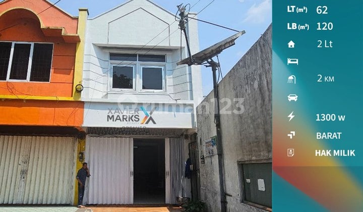 Dijual/Disewakan Ruko Strategis Poros Jalan Galunggung Klojen Malang