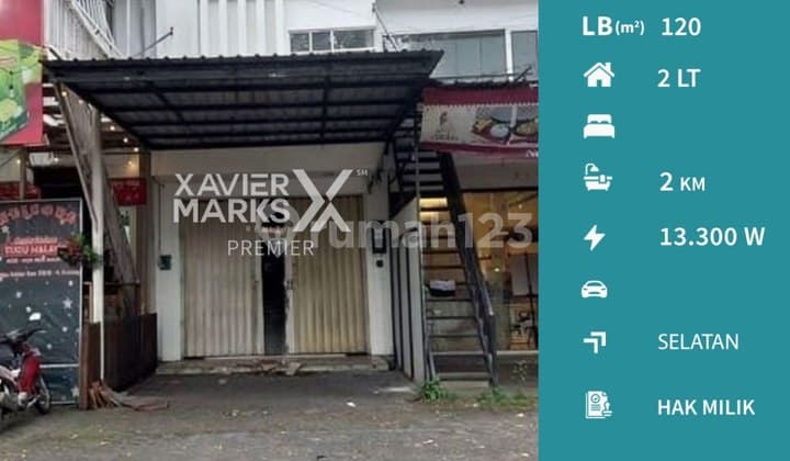 Cheapest Rent 2-Story Shop in Sulfat Highway, Malang City