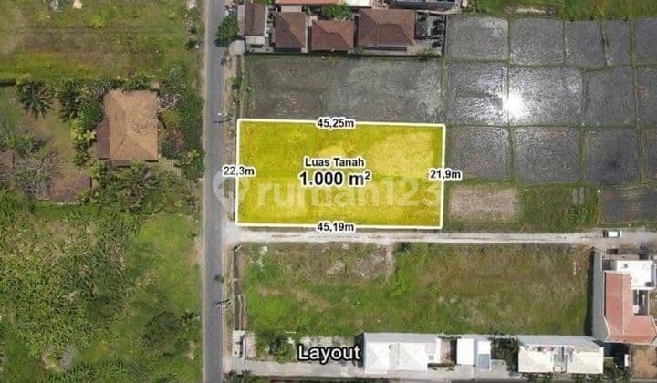 Premium Land Side Of Cemagi Beach Pink Zone