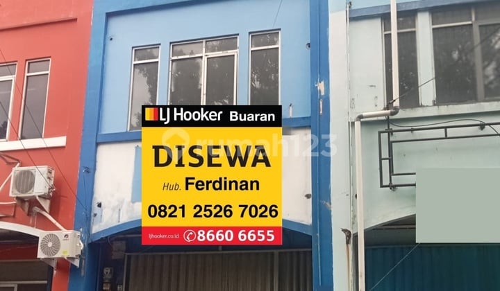 Di Sewakan Ruko 3,5 lantai di komplek Perkantoran Buaran Duren sawit jakarta timur