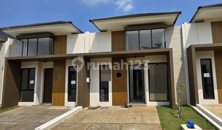Rumah baru siap huni 1 lantai 2 kamar dekat stasiun Cisauk