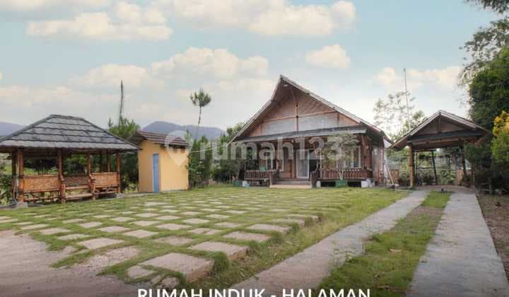 Villa Termurah Sudah Ada Kolam Ikan Dan Pendopo Di Cibadak,sukamakmur,bogor