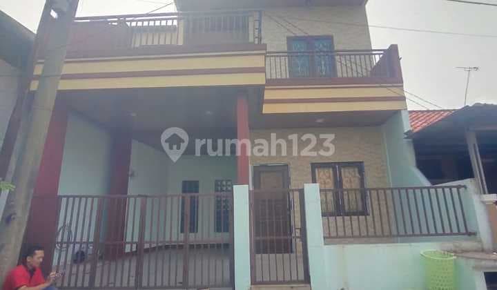 Rumah 2 Lantai Sudah Renovasi,termurah,bebas Banjir Di Cluster Taman Sari Kota Harapan Indah,harapan Indah,bekasi
