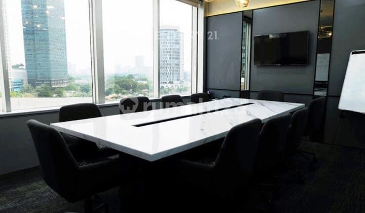 Minimalist Office Space Design 8th Floor In Sudirman Tower NR0052