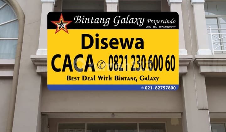 Disewakan Ruko 2,5 Lantai Di Galaxy, Bekasi