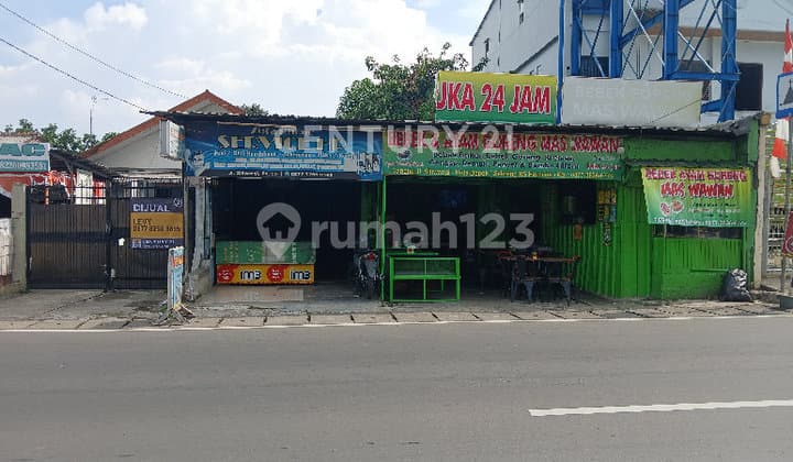 Tanah Luas Lebar Depan Tepi Jalan Utama di Depok Jawa Barat