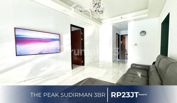 Apartement The Peak Sudirman 3 Bed Rooms Fully Furnished Cozy Unit